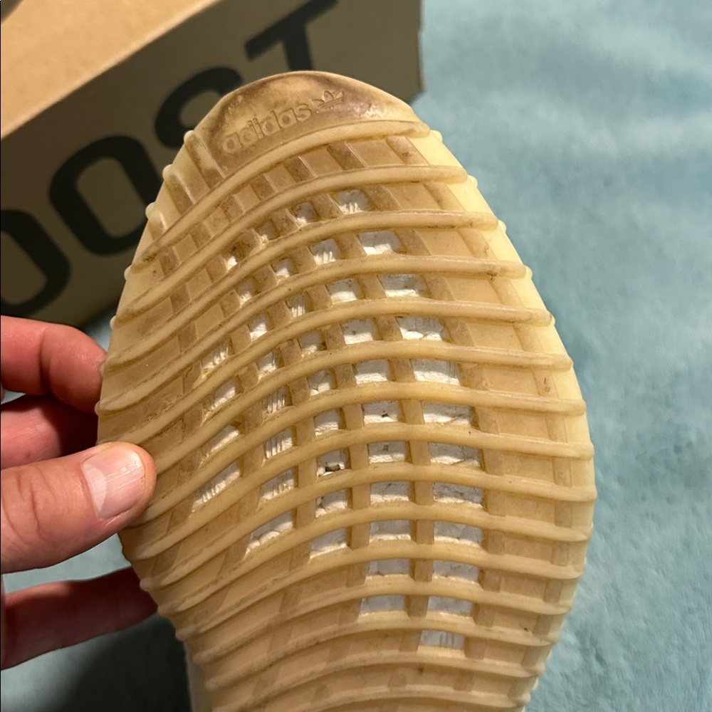 adidas Yeezy Boost 350 V2 Cream Yellow Sneakers - Picture 7 of 11